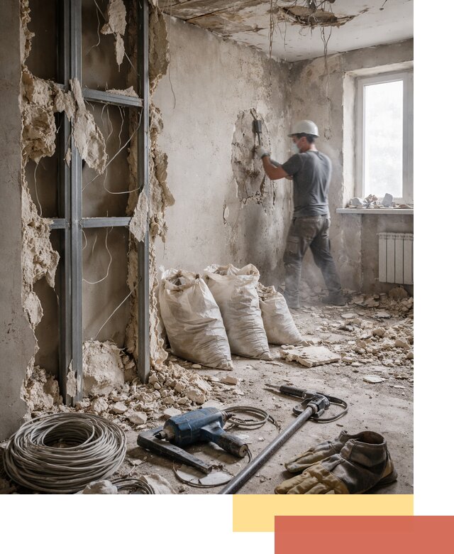 Профессиональный демонтаж зданий и конструкций в Пушкине