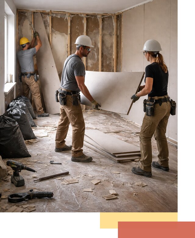 Демонтаж стеновых панелей в Пушкине быстро и аккуратно