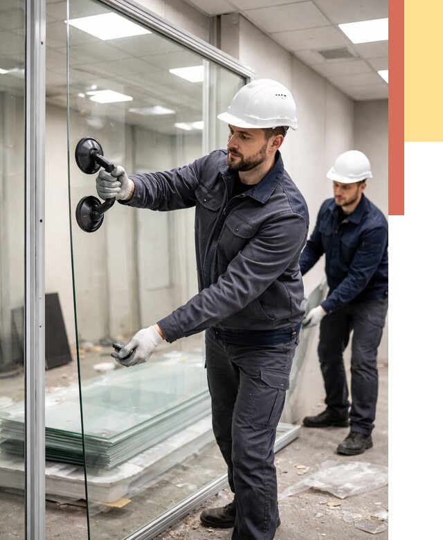 Демонтаж стеклянных перегородок в Пушкине от 3461 руб. — быстро и недорого | ОТДЕЛОЧНИК-Пшн