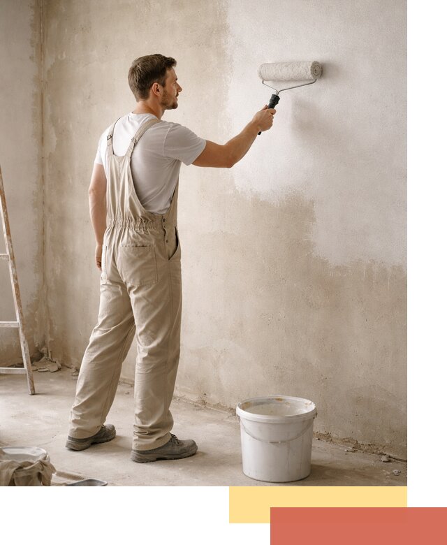 Грунтовка стен под отделку в Пушкине профессиональным раствором