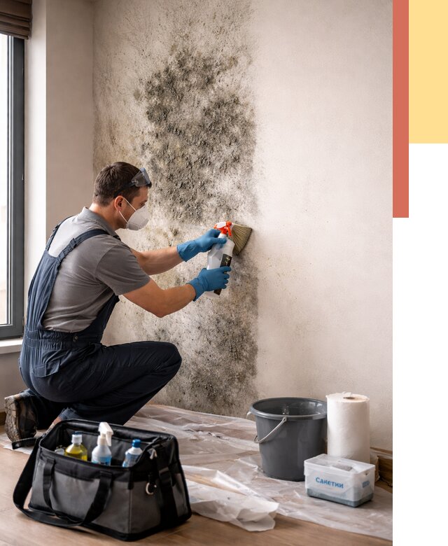Удаление плесени со стен в Пушкине от 2326 руб. — быстро и недорого | ОТДЕЛОЧНИК-Пшн
