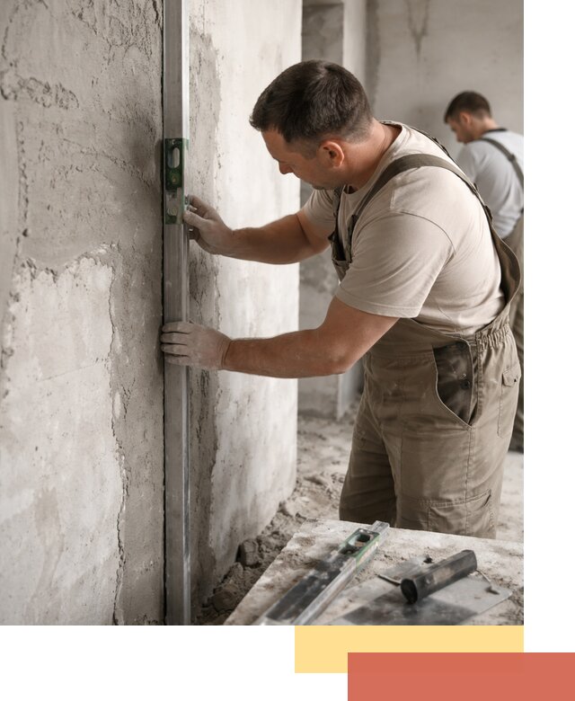 Установка штукатурных маяков в Пушкине с гарантией качества