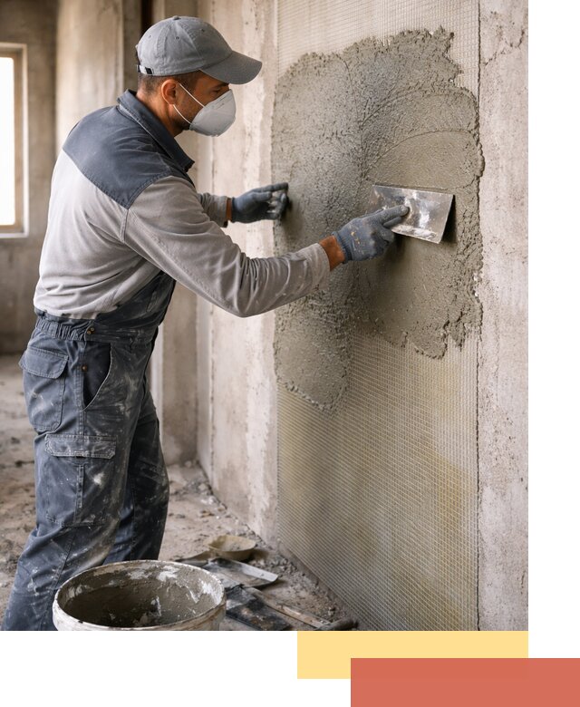 Штукатурка стен по сетке в Пушкине под ключ качественно и быстро