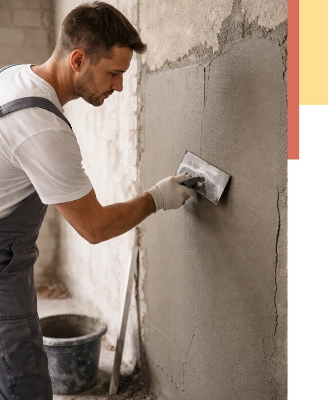 Штукатурка стен под плитку в Пушкине от 4543 руб./м2 — выравнивание под плитку | ОТДЕЛОЧНИК-Пшн