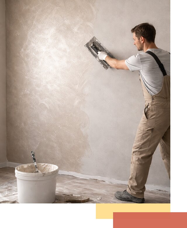 Декоративная штукатурка «Мокрый шелк» под ключ в Пушкине