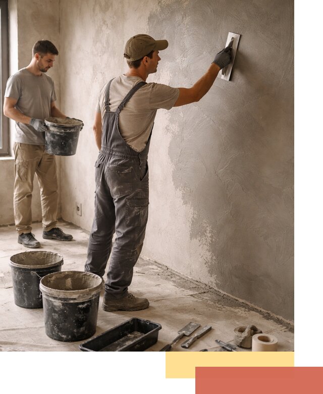 Нанесение микроцемента на стены в Пушкине качественно и быстро