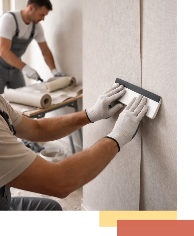 Поклейка обоев под покраску в Пушкине профессионально и быстро