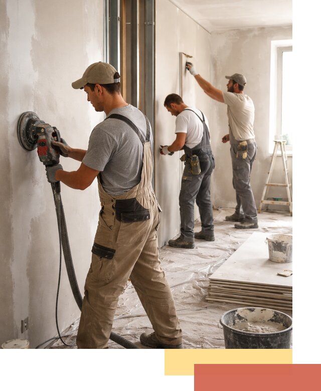 Профессиональная отделка стен в Пушкине качественно и в срок