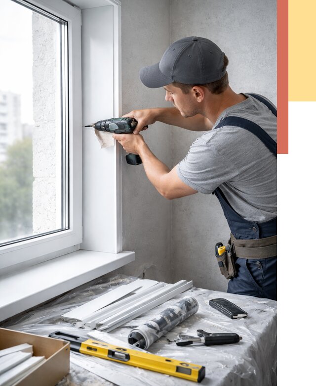 Установка пластиковых откосов в Пушкине от 2434 руб. | ОТДЕЛОЧНИК-Пшн монтаж, быстро и недорого