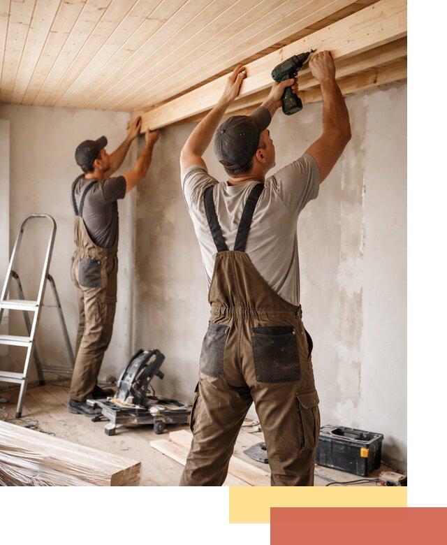 Монтаж потолка из вагонки в Пушкине профессионально и аккуратно