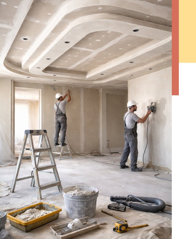 Многоуровневый потолок из гипсокартона в Пушкине от 811 руб. под ключ | ОТДЕЛОЧНИК-Пшн