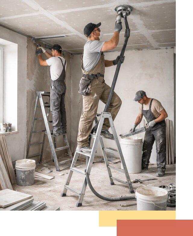 Ремонт потолка из гипсокартона в Пушкине: быстрый и качественный монтаж