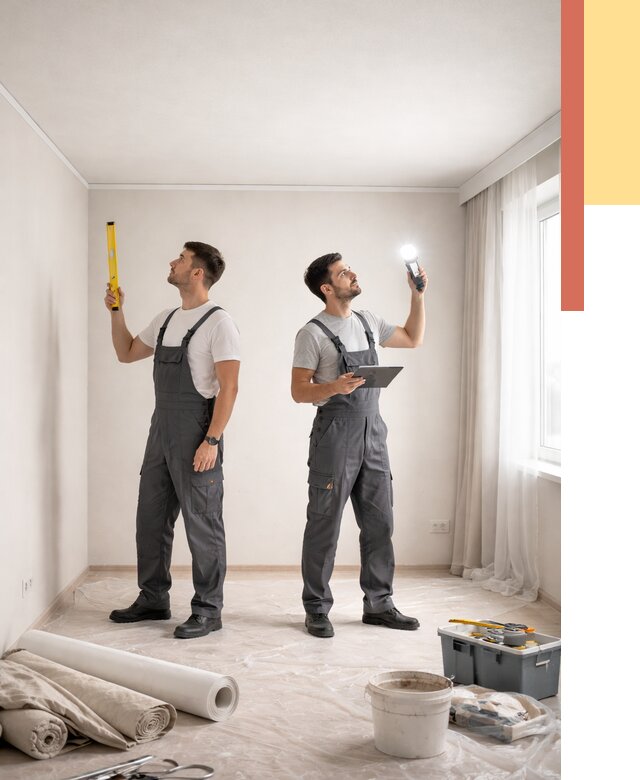 Отделка потолка в Пушкине недорого от 811 руб/м2 | Услуги ОТДЕЛОЧНИК-Пшн