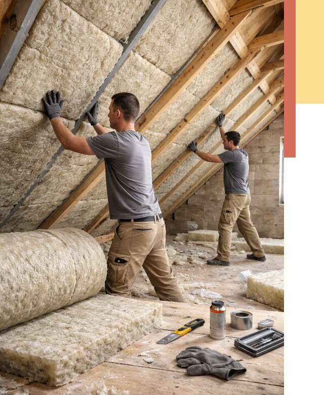 Утепление потолка минватой в Пушкине от 1568 руб. — быстро и недорого | ОТДЕЛОЧНИК-Пшн